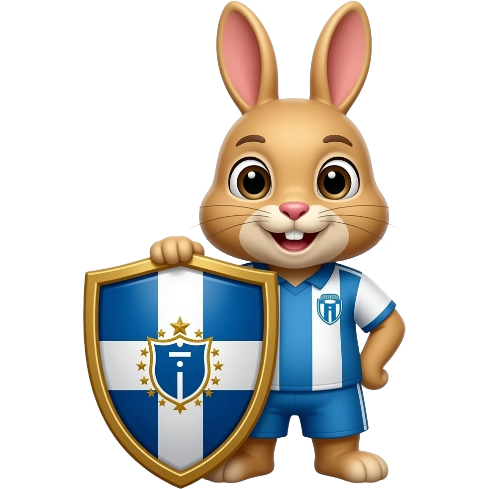 No. Estaba bien el conejo solo queria que en el escudo le pusiera una cruz del equipo de cruz azul  por favor emoji