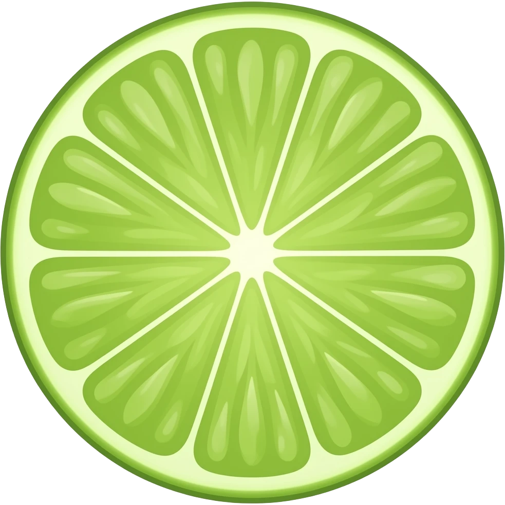 sparkling lime emoji