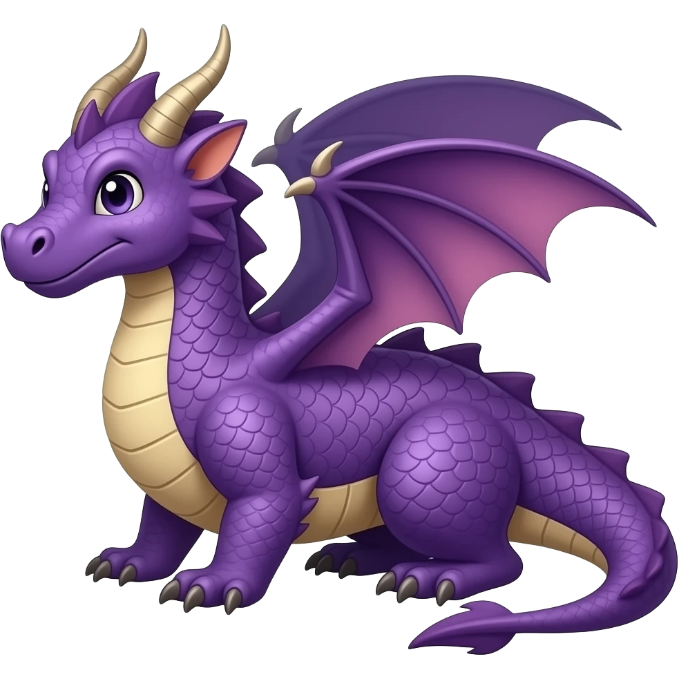 purple dragon emoji