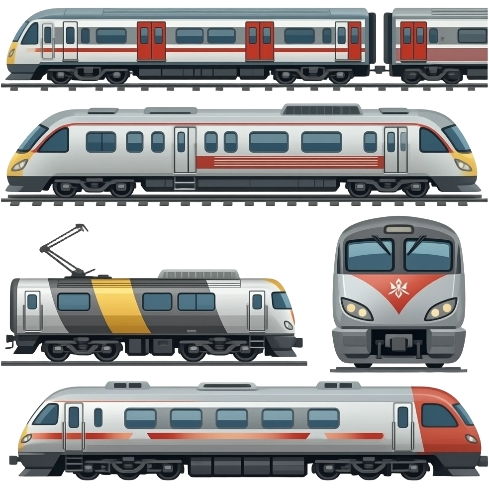 🚄🚃🚃🚃 emoji