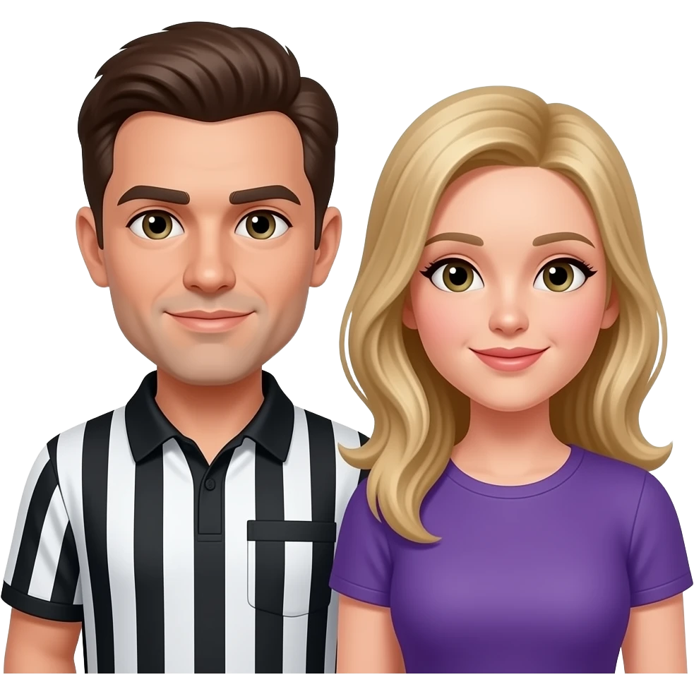 referee couple emoji