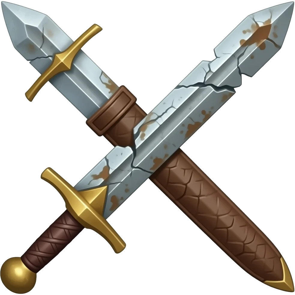 Rusty sword emoji