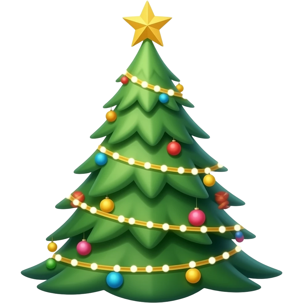 Christmas tree emoji