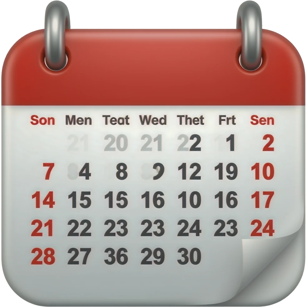 calendar emoji