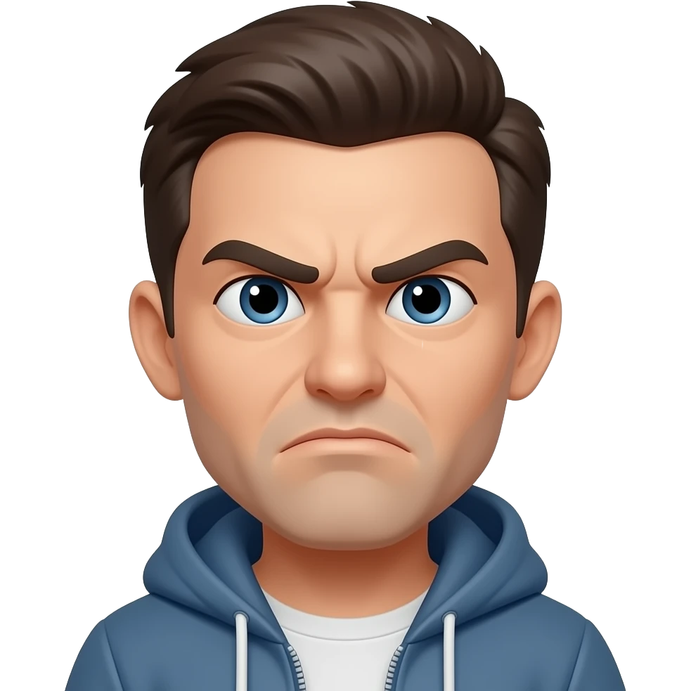 Grumpy emoji emoji