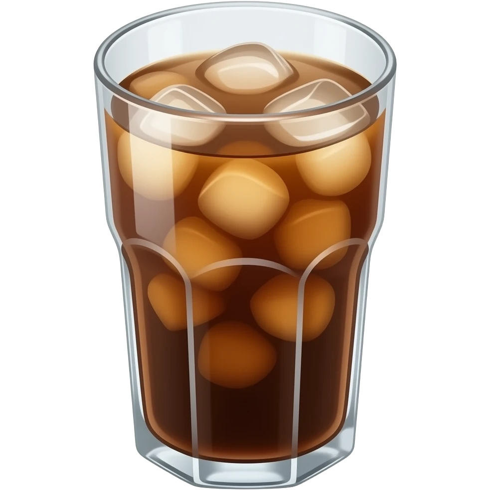 Iced coffee emoji