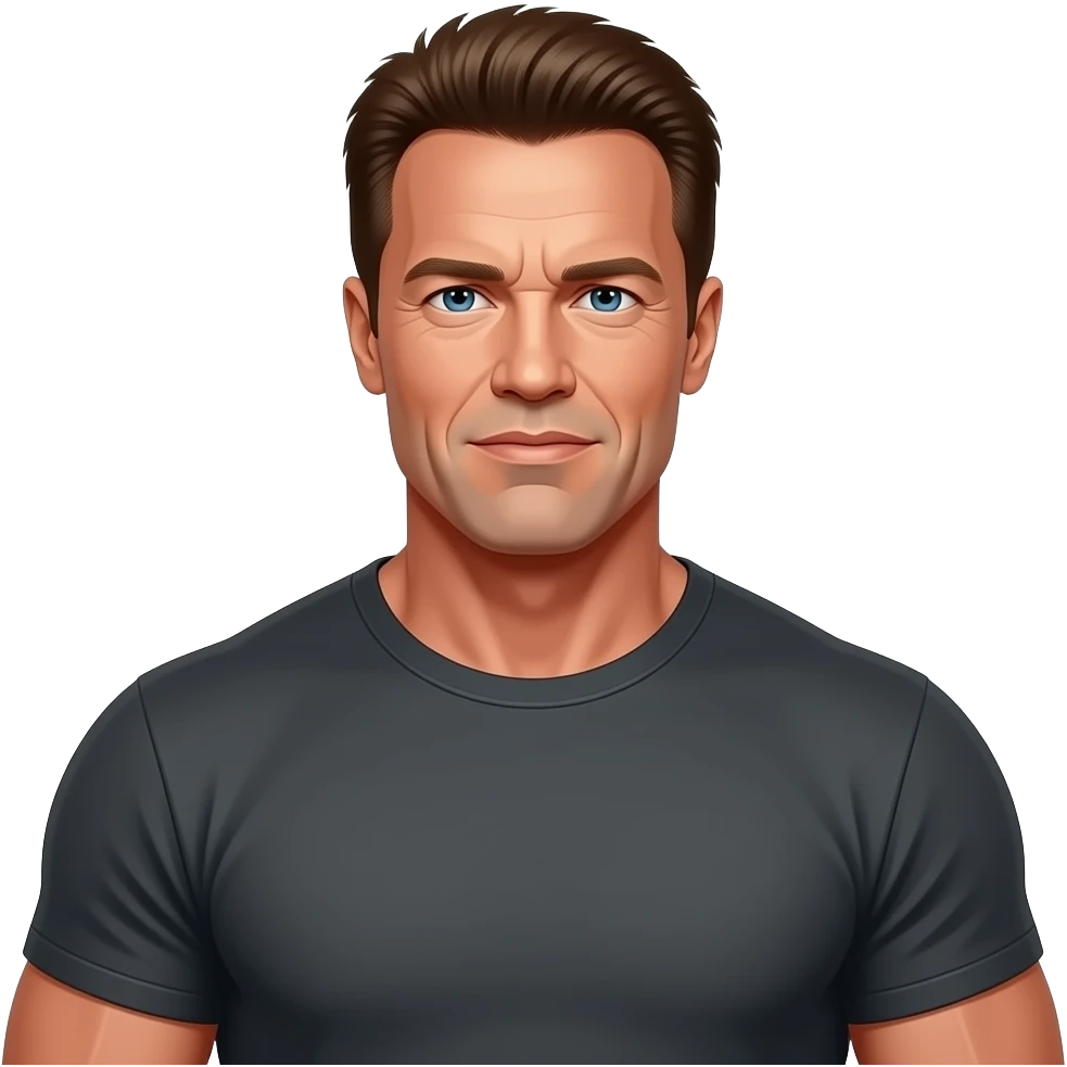 Schwarzenegger chest emoji