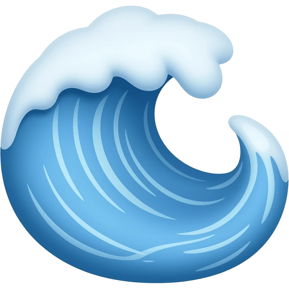 wave emoji