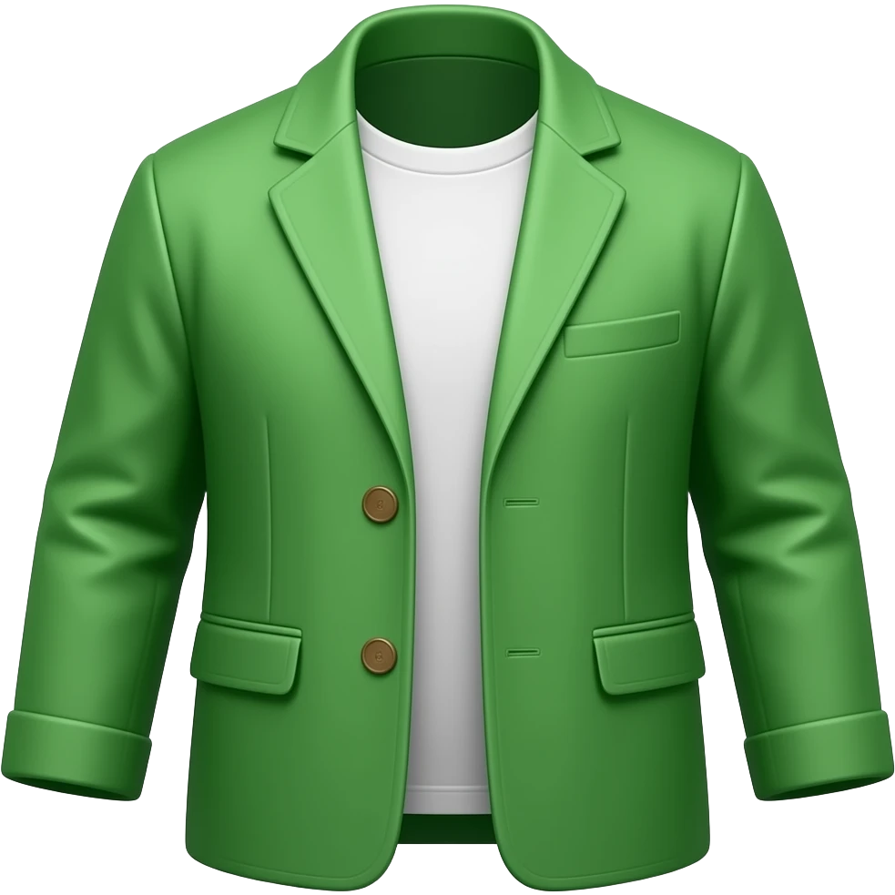 Spinach coat emoji