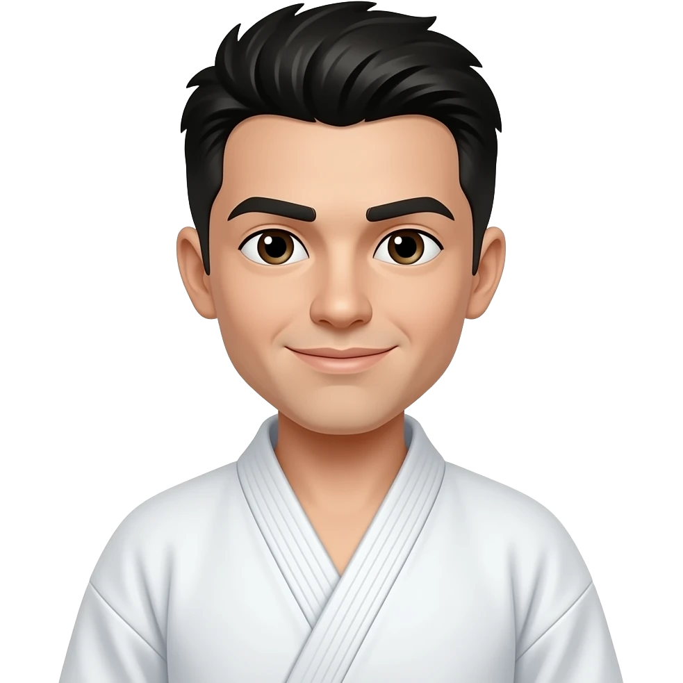 black karate apprentice emoji