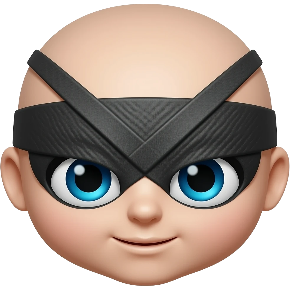 Make the eye patch black emoji