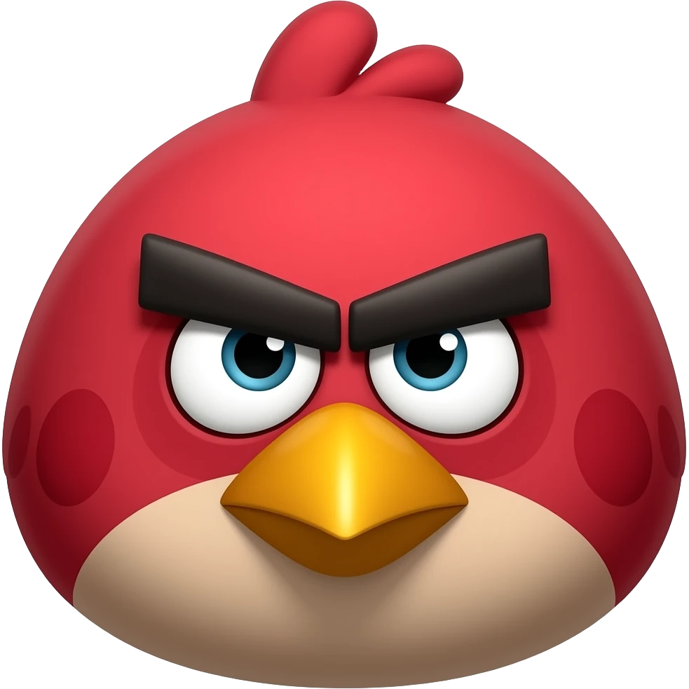 Angry Bird ear emoji