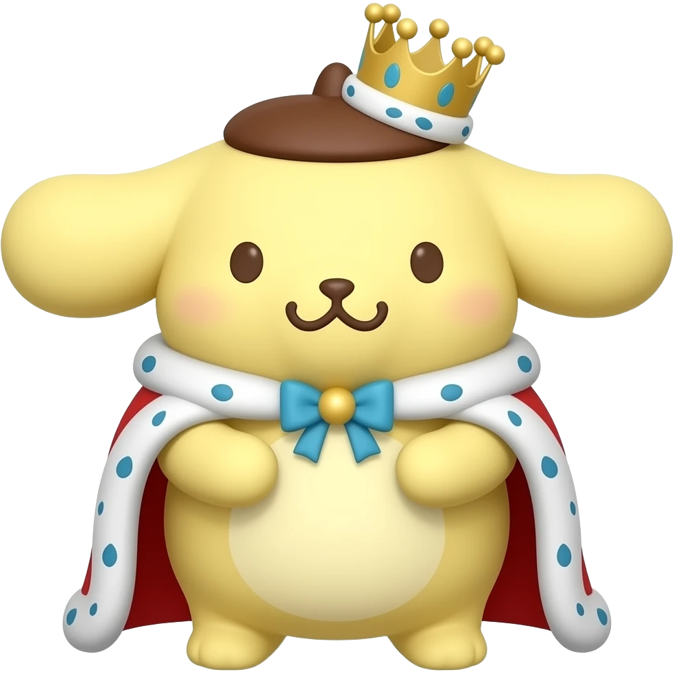pompompurin rey emoji