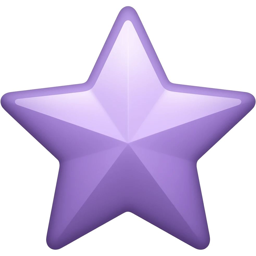 light purple star emoji