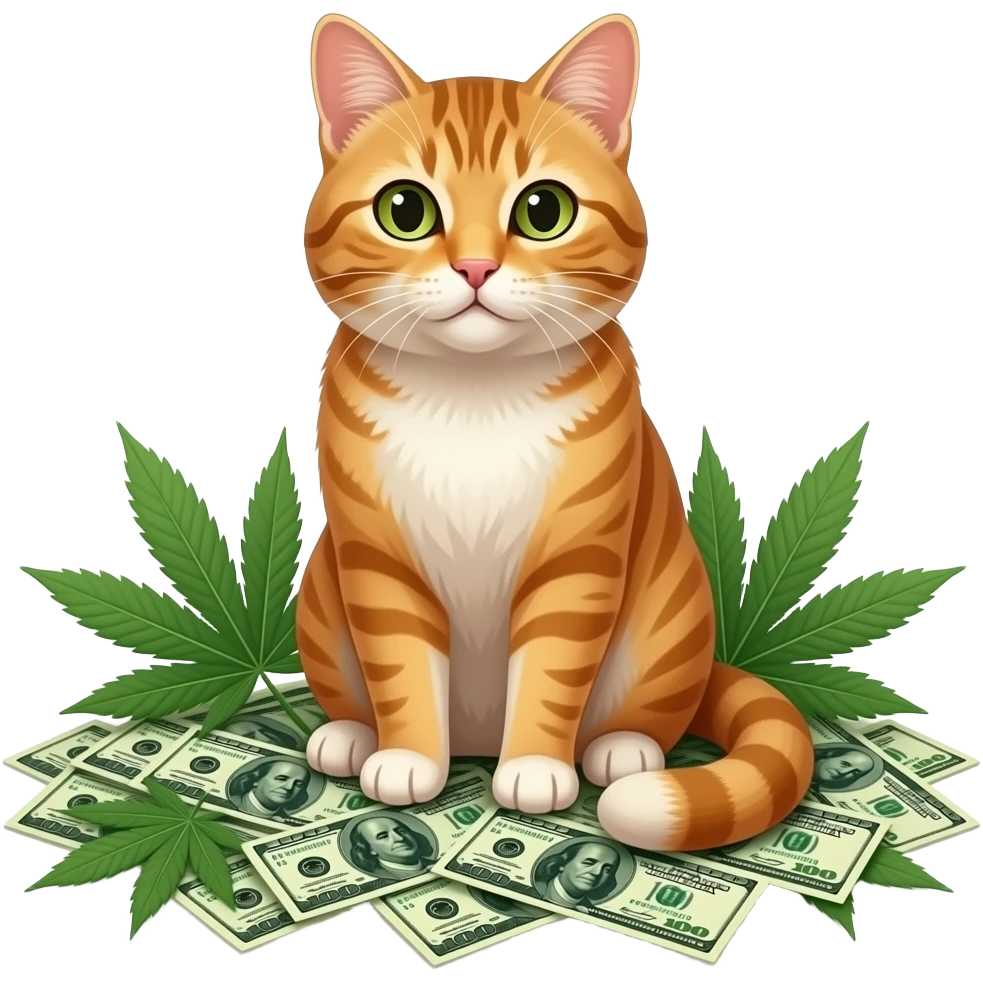 pussy money weed emoji