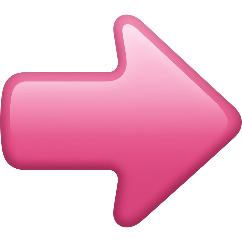 pink arrow emoji