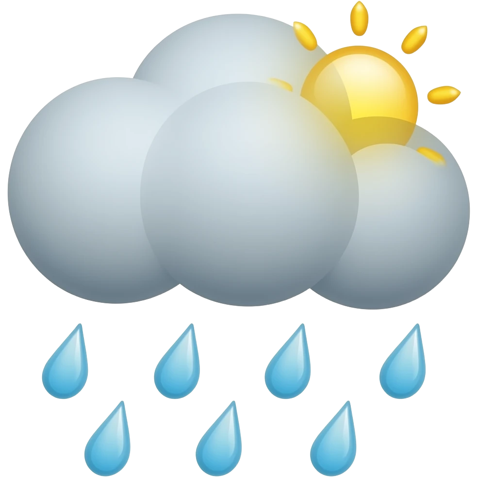 rain emoji