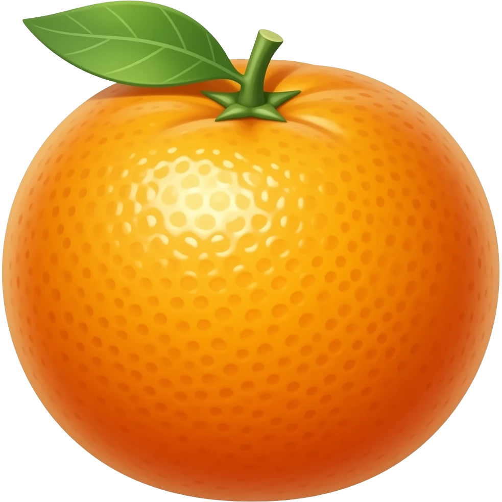 orange fruit emoji
