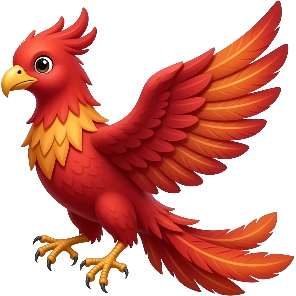 Red phoenix emoji