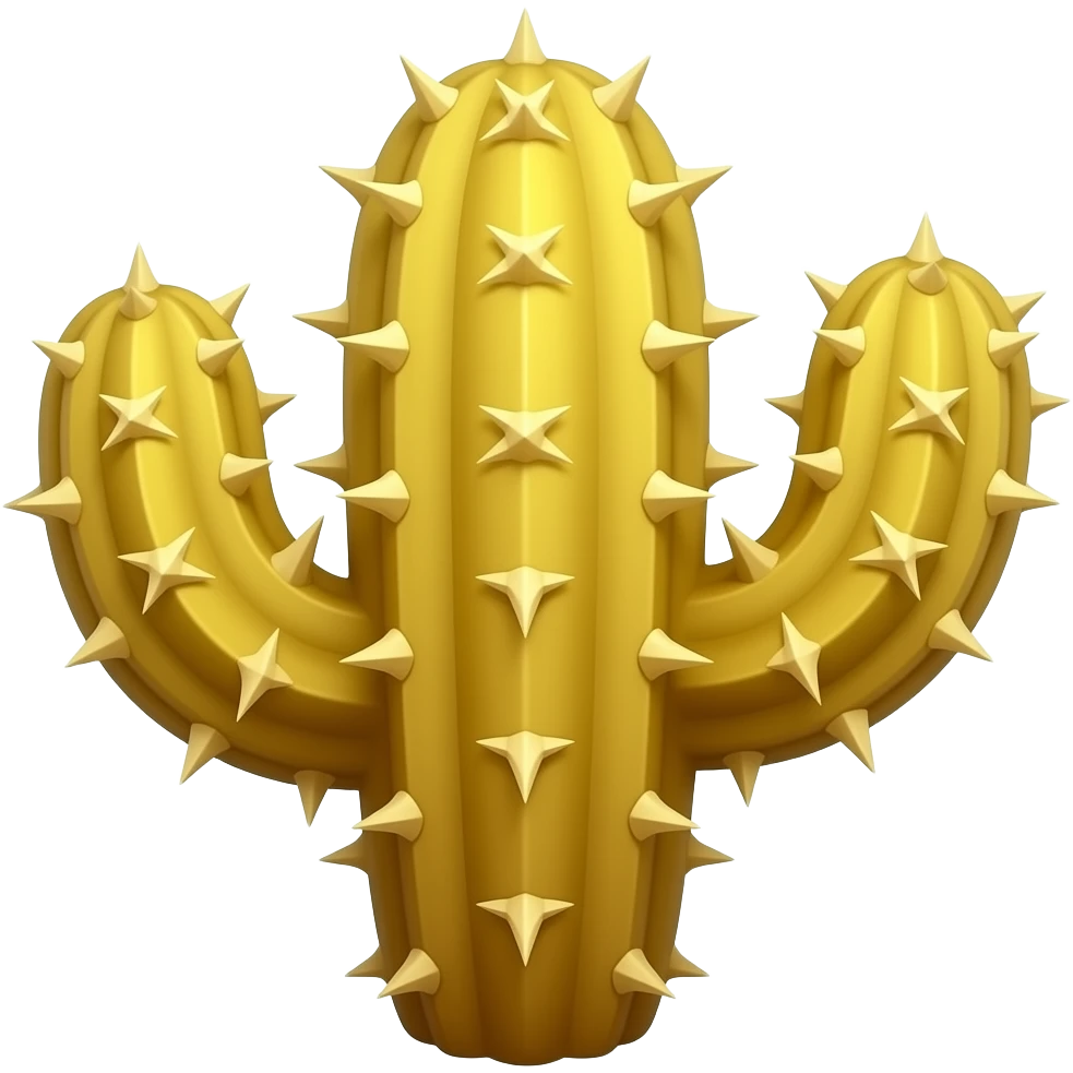 golden cacti emoji