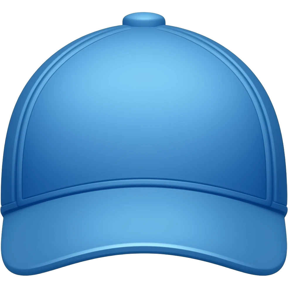 blue cap emoji