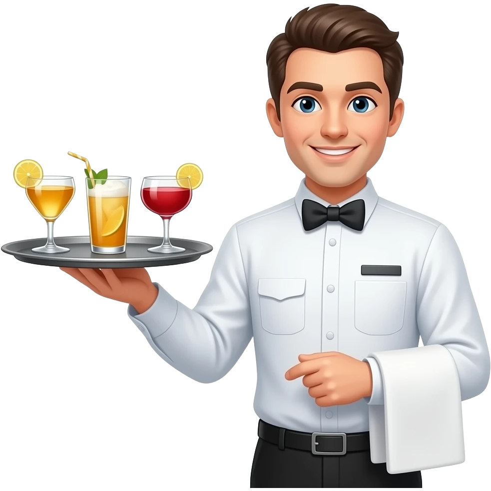 waiter emoji
