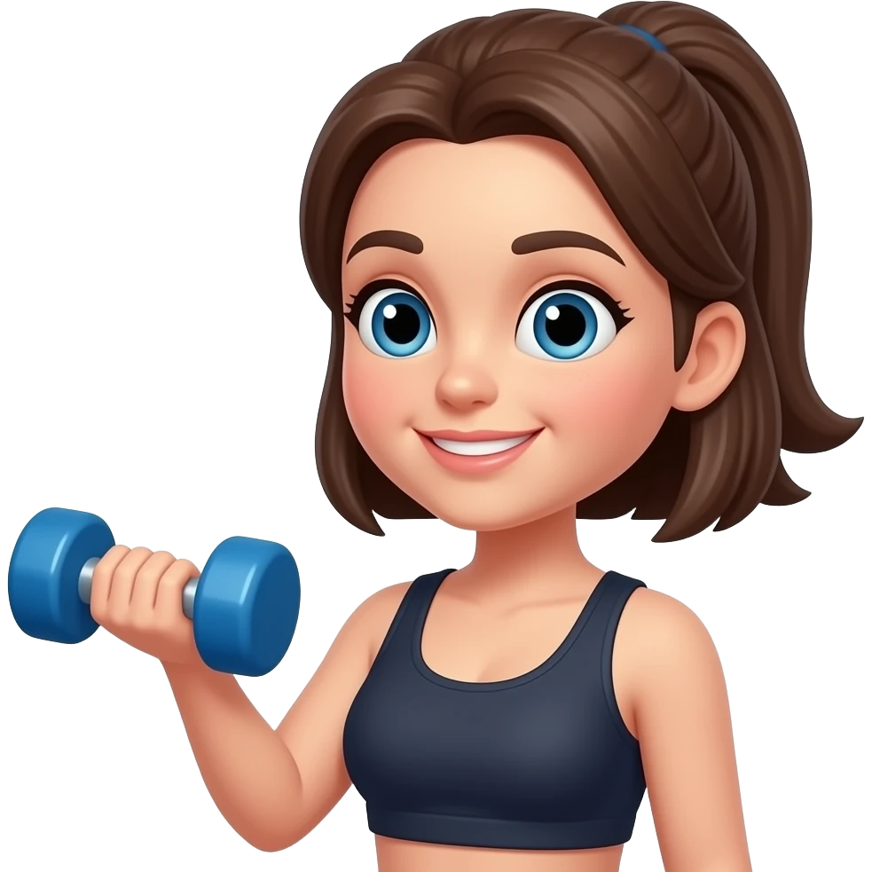 woman dumbell emoji