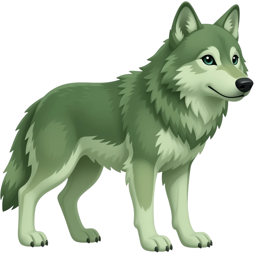 Green w emoji