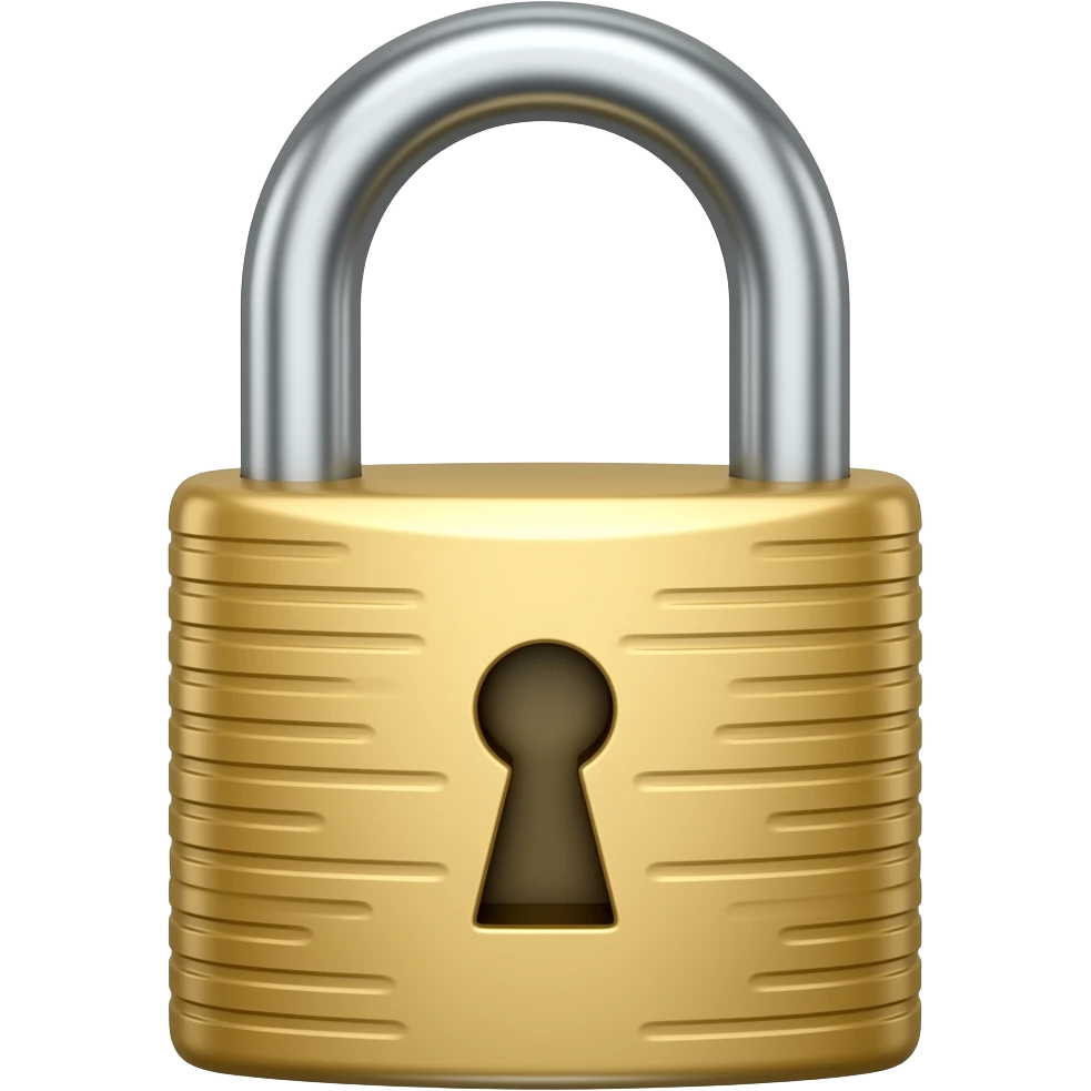 open lock emoji