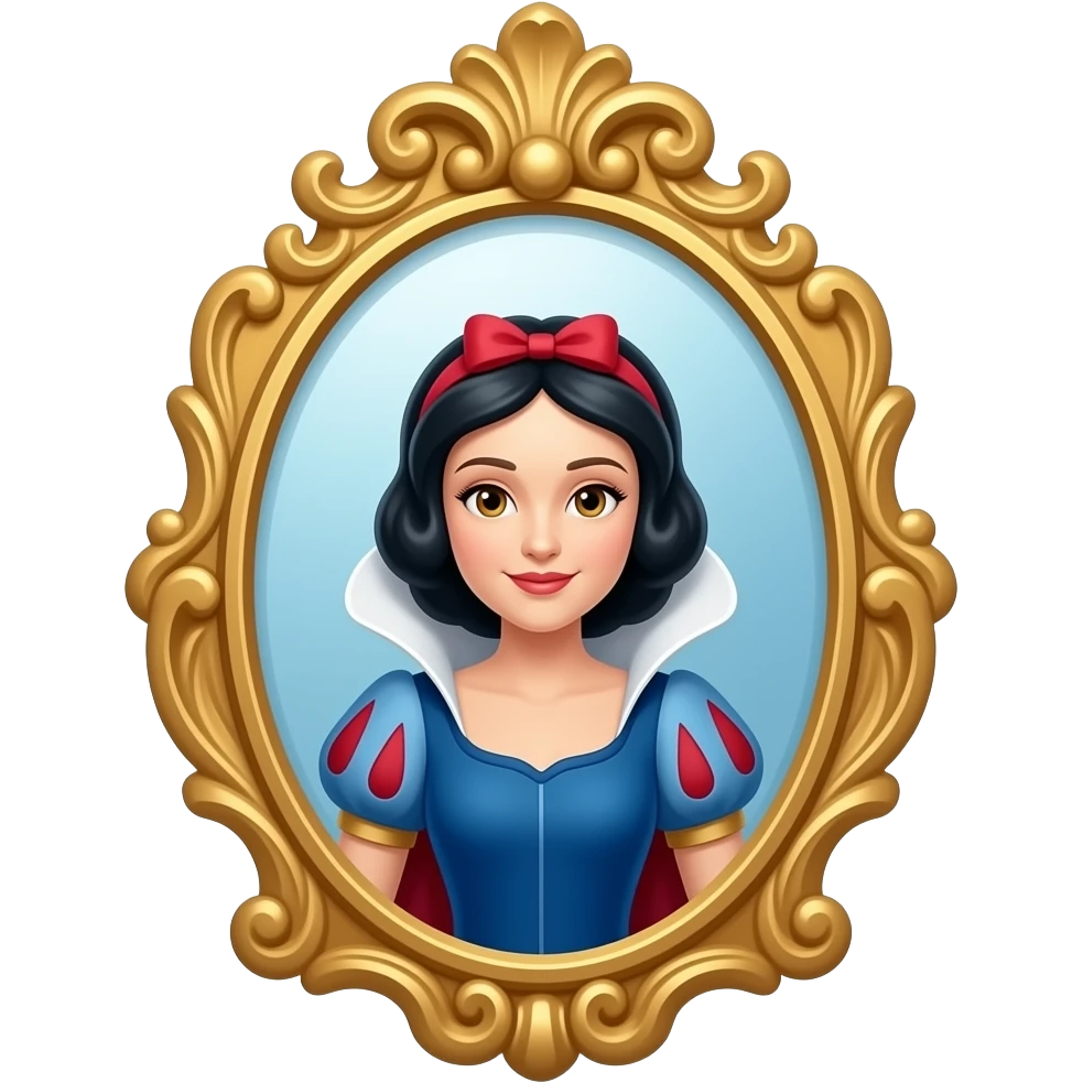 Snow White's Magic Mirror emoji
