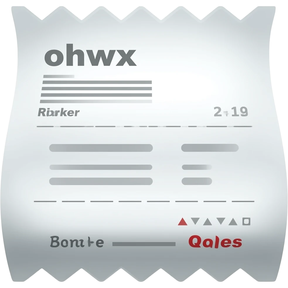 receipt emoji