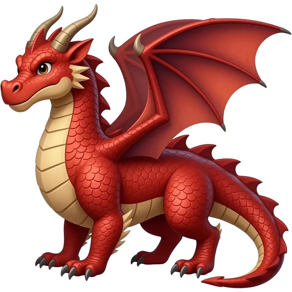 🐉but red emoji