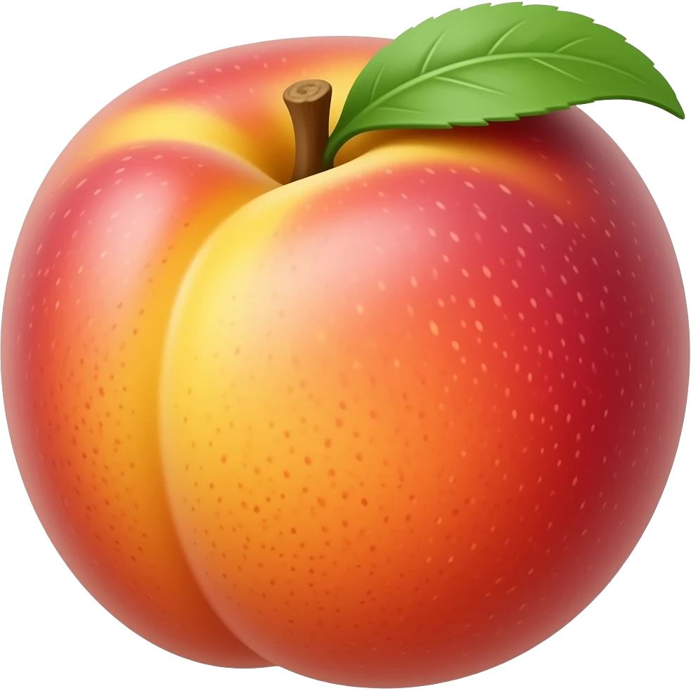 Peach emoji