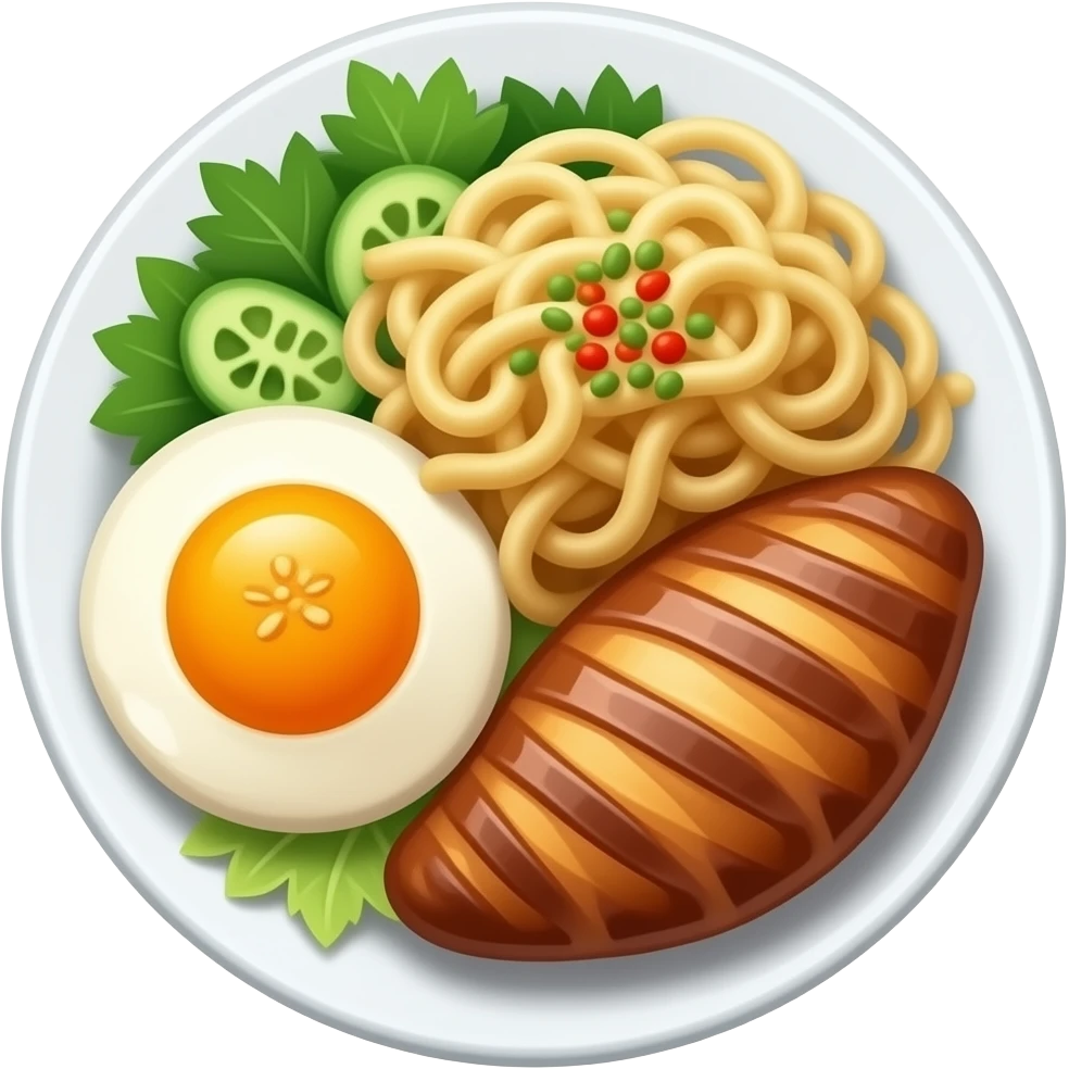 plato de comida emoji