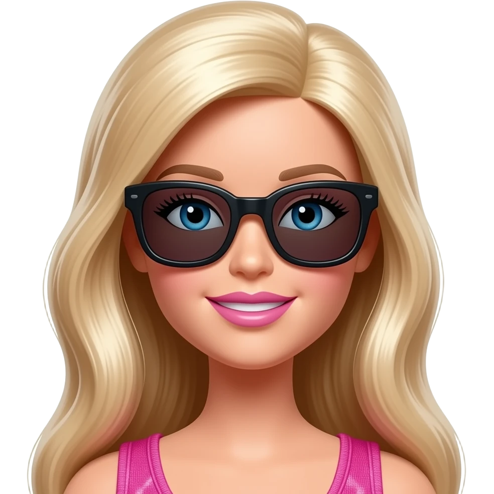 barbie big black sunglasses emoji