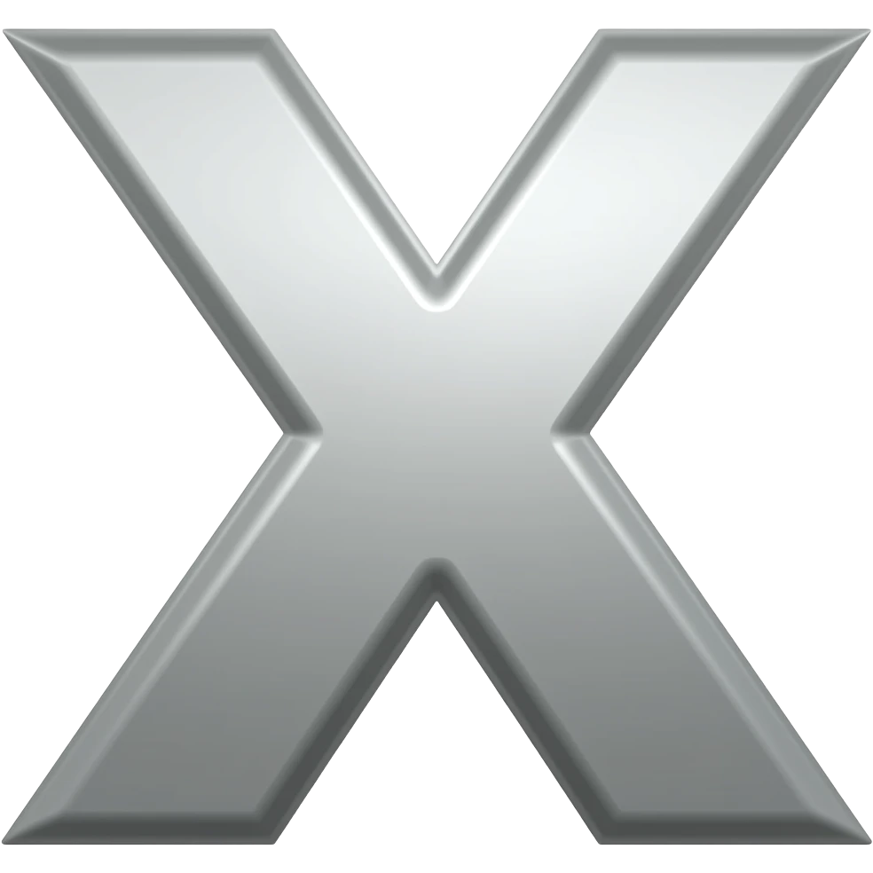X emoji