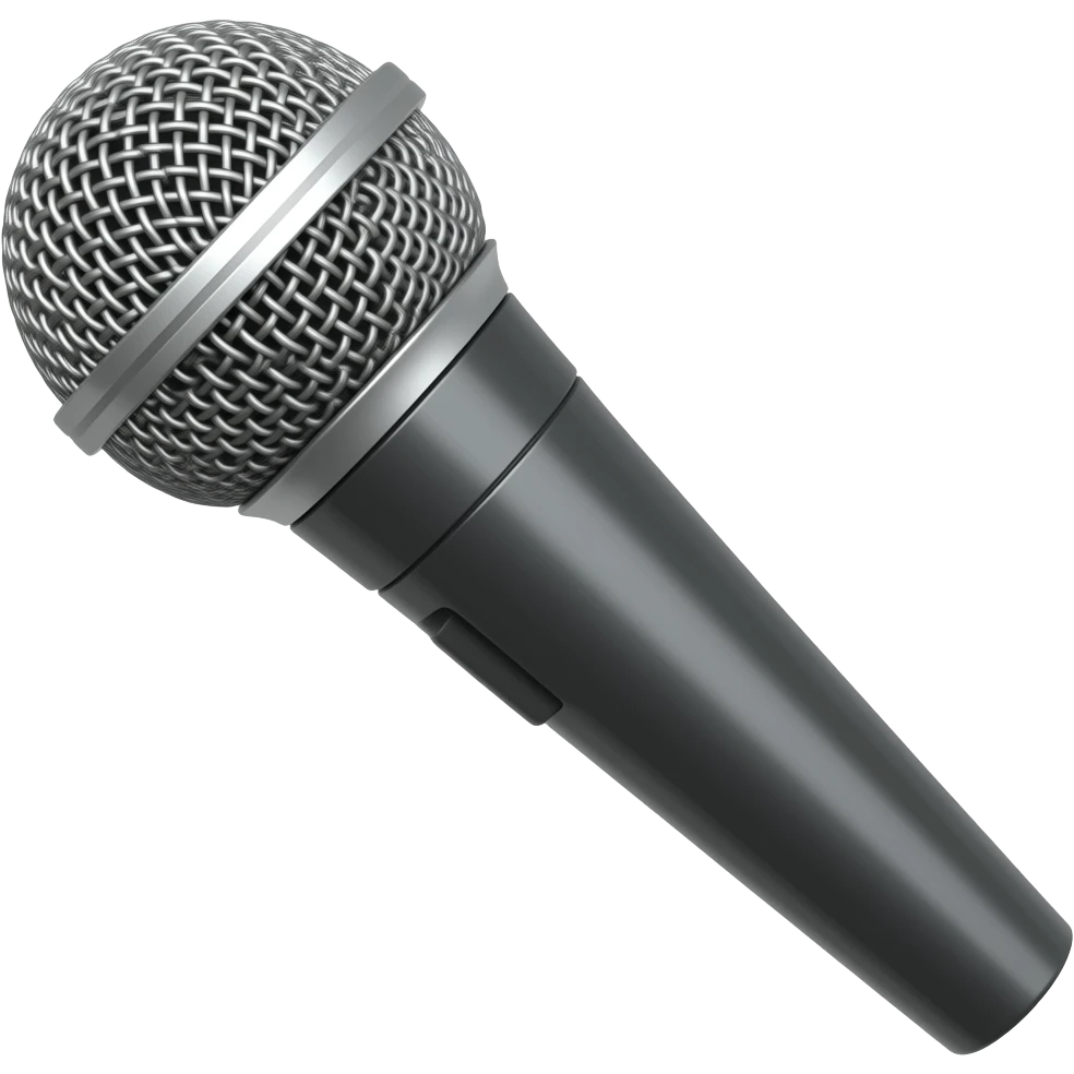 sing microphone emoji