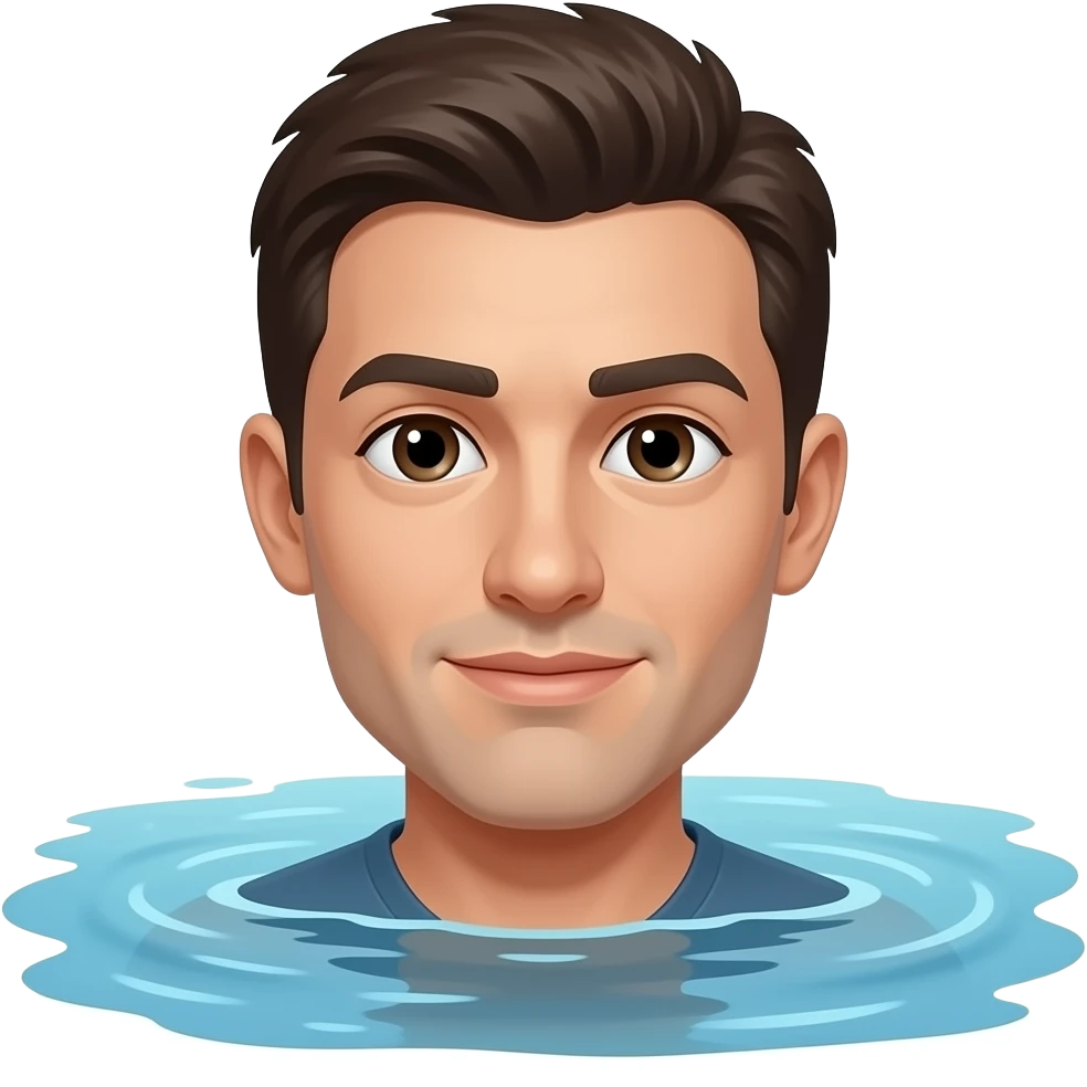 человек тонет emoji