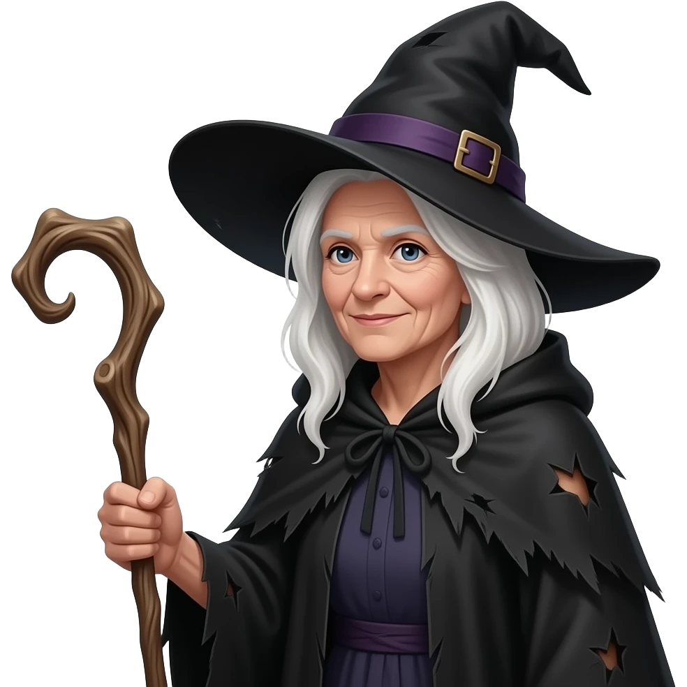 Grandma wicked witch emoji