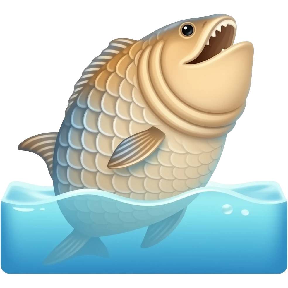 planche qui vole au dessus de l'eau emoji