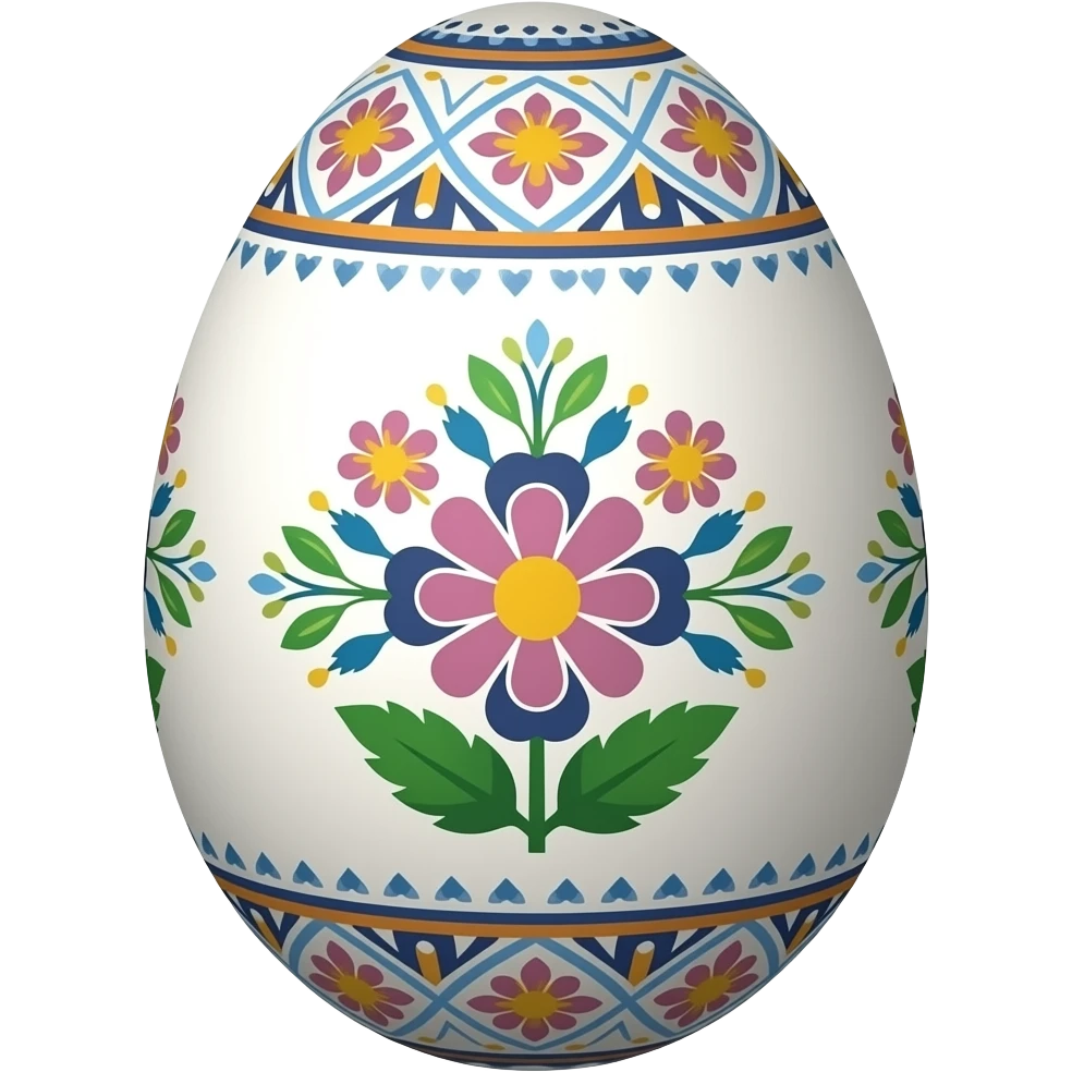 Ukrainian Easter egg emoji