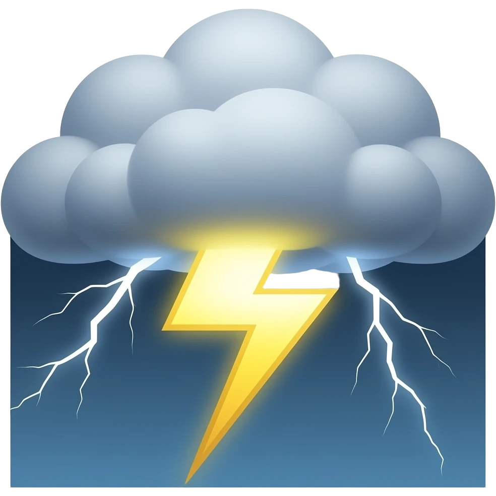 thunder emoji