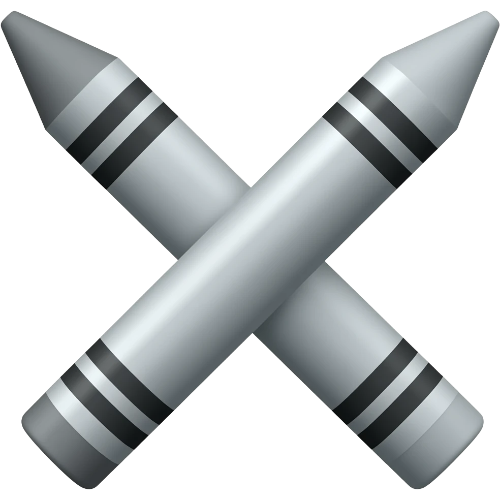 Crayons Gray emoji