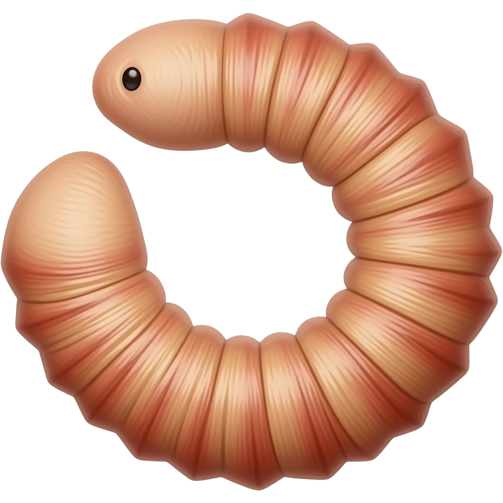 Nematode roundworm emoji