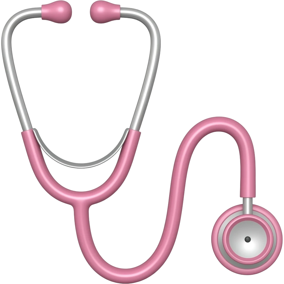 light pink stethoscope emoji