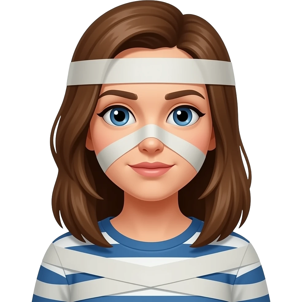 테이프로 납치된 여자 emoji