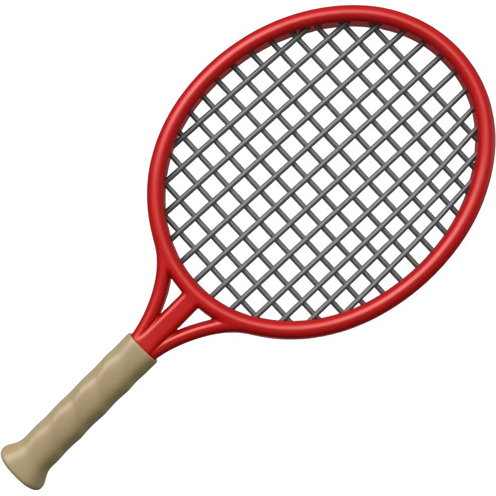 red bagminton racket emoji