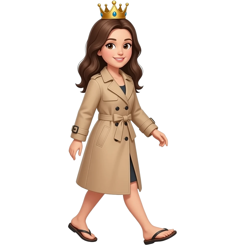 🦶🩴🧥👑🚶‍♀️ emoji