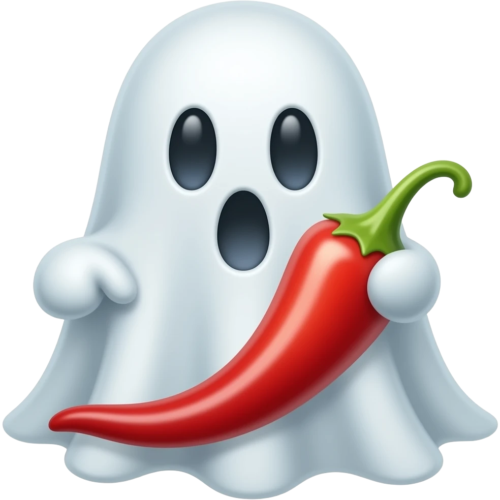 Ghost Pepper (Species of chilli) (Bhut Jolokia) emoji
