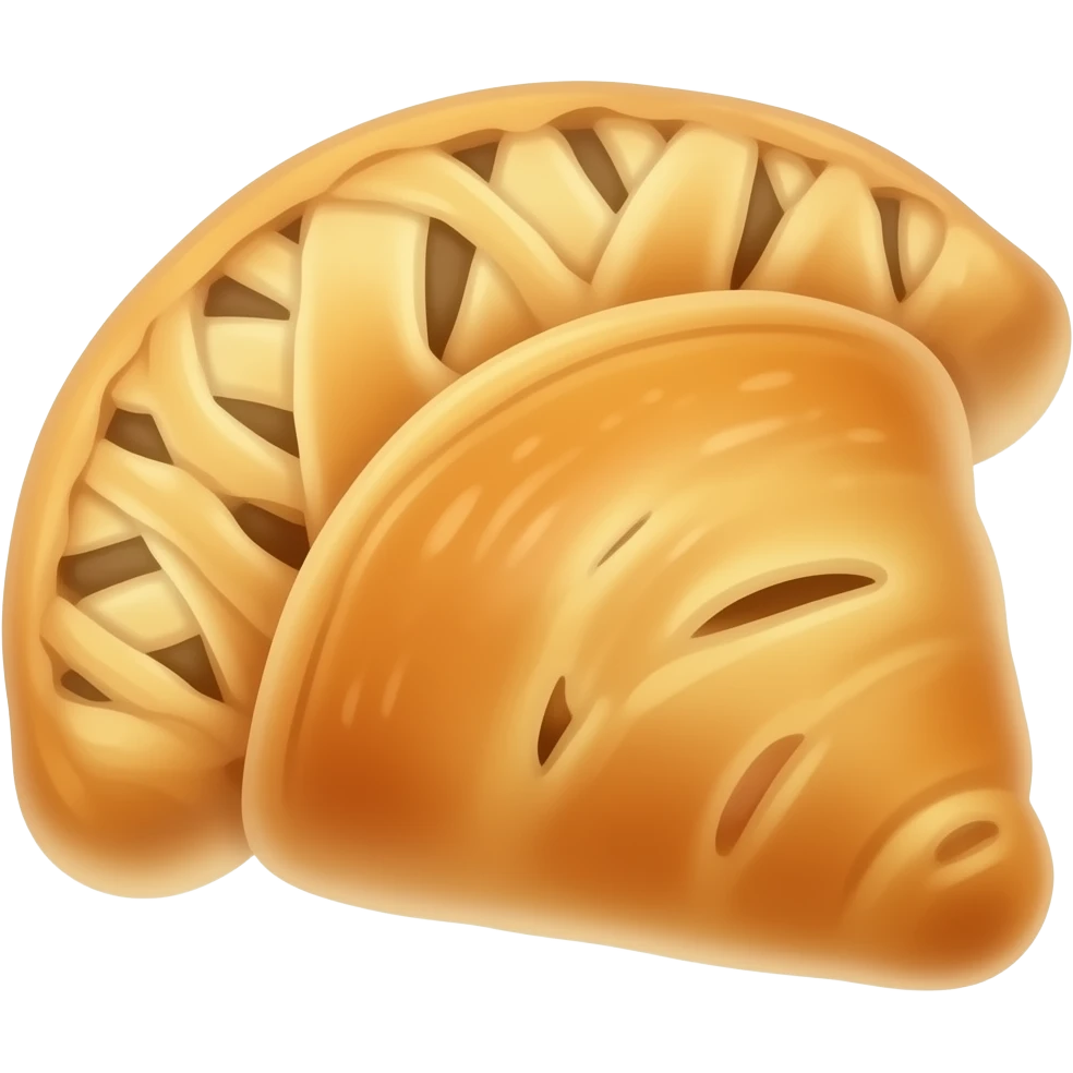 Warm Apple turnover emoji